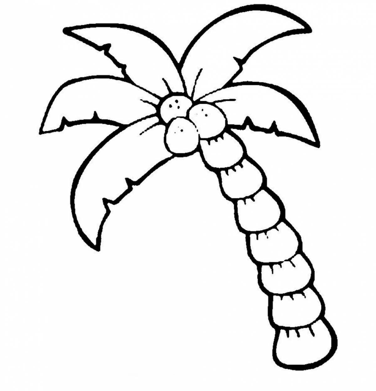 Palm tree drawing