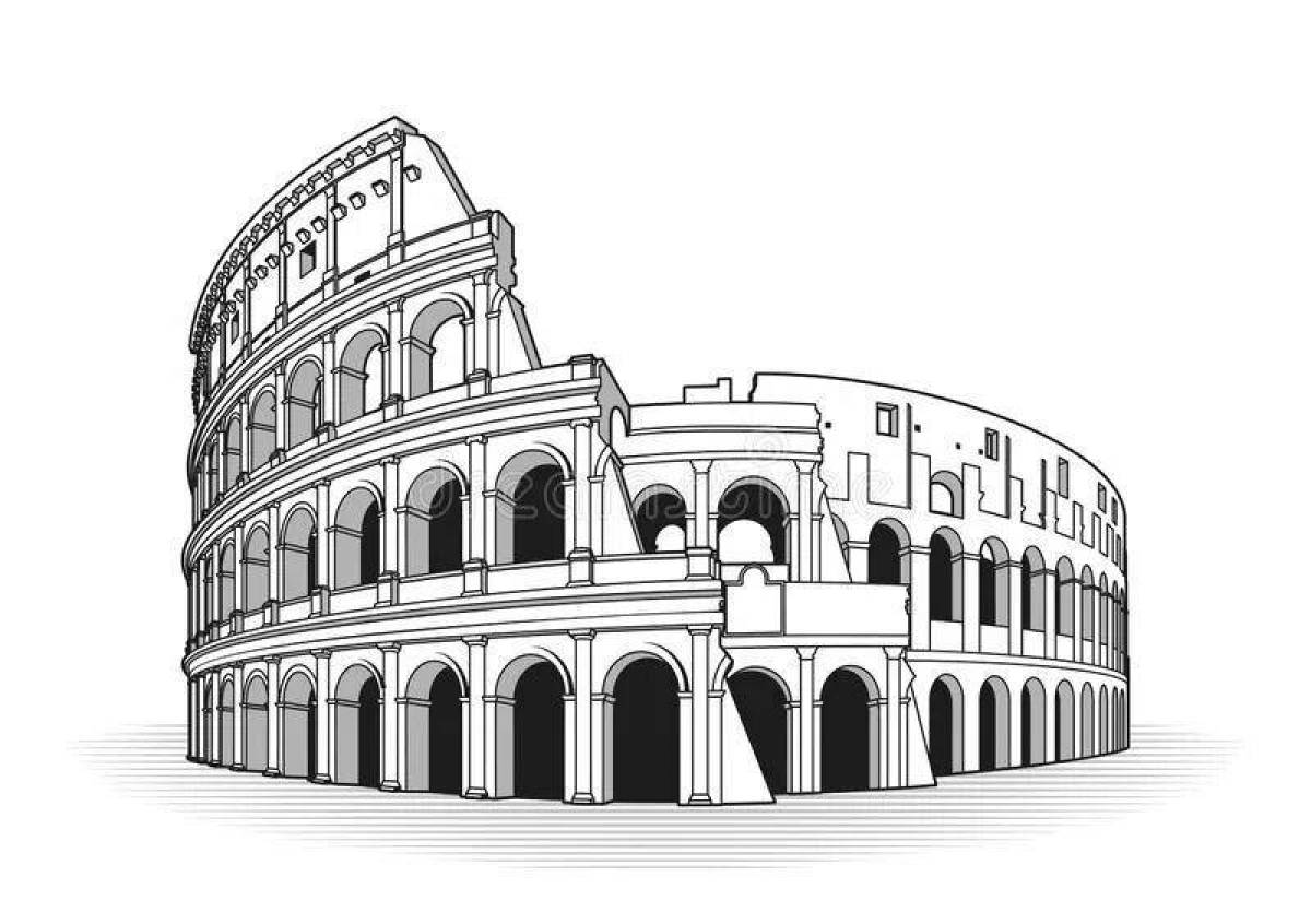 Италия Колизей вектор