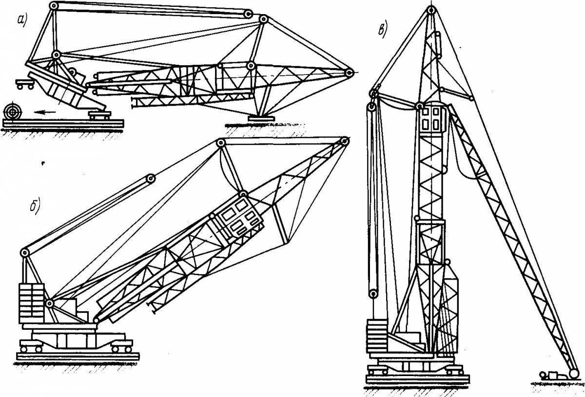 Рисунок крана башенного крана