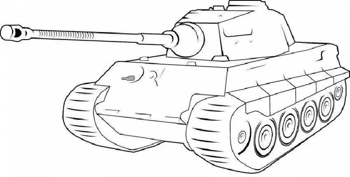 Картинки раскраски танки для детей черно белые распечатать