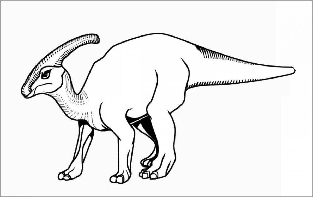 Как нарисовать паразауролофа