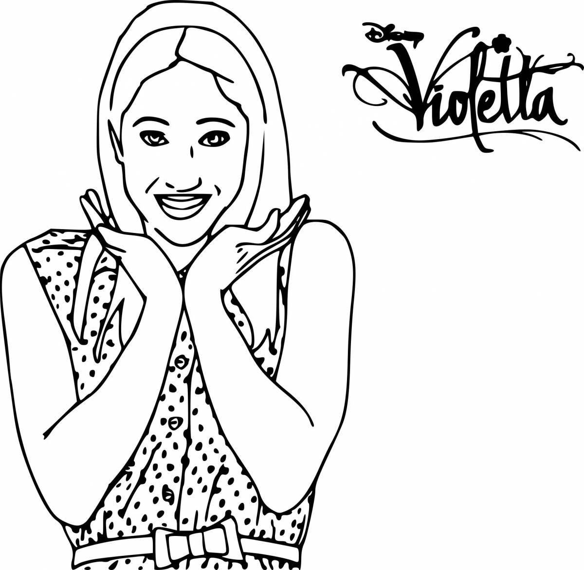 Gorgeous Violetta coloring youtube