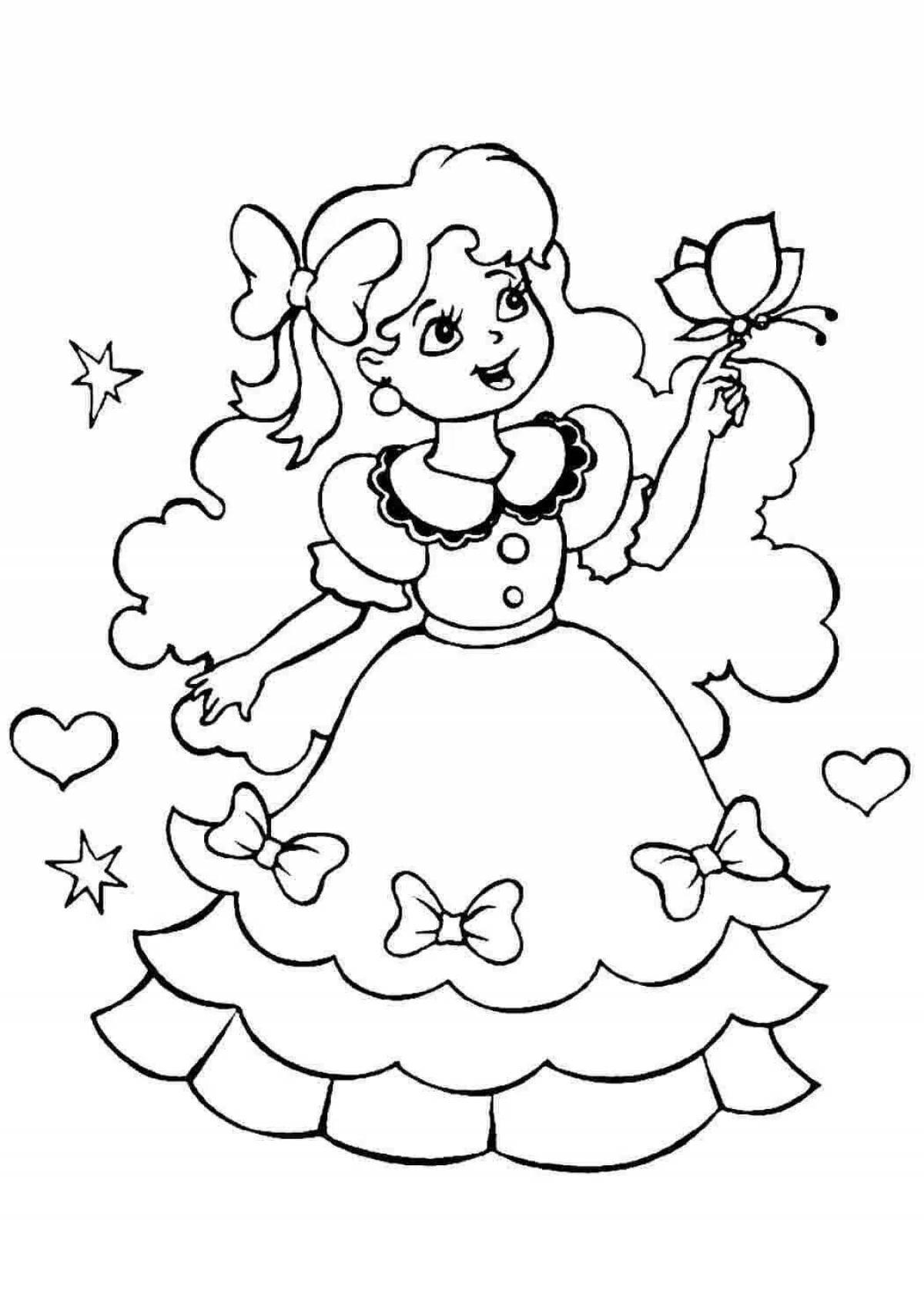 Exciting coloring pages of pinocchio and malvina