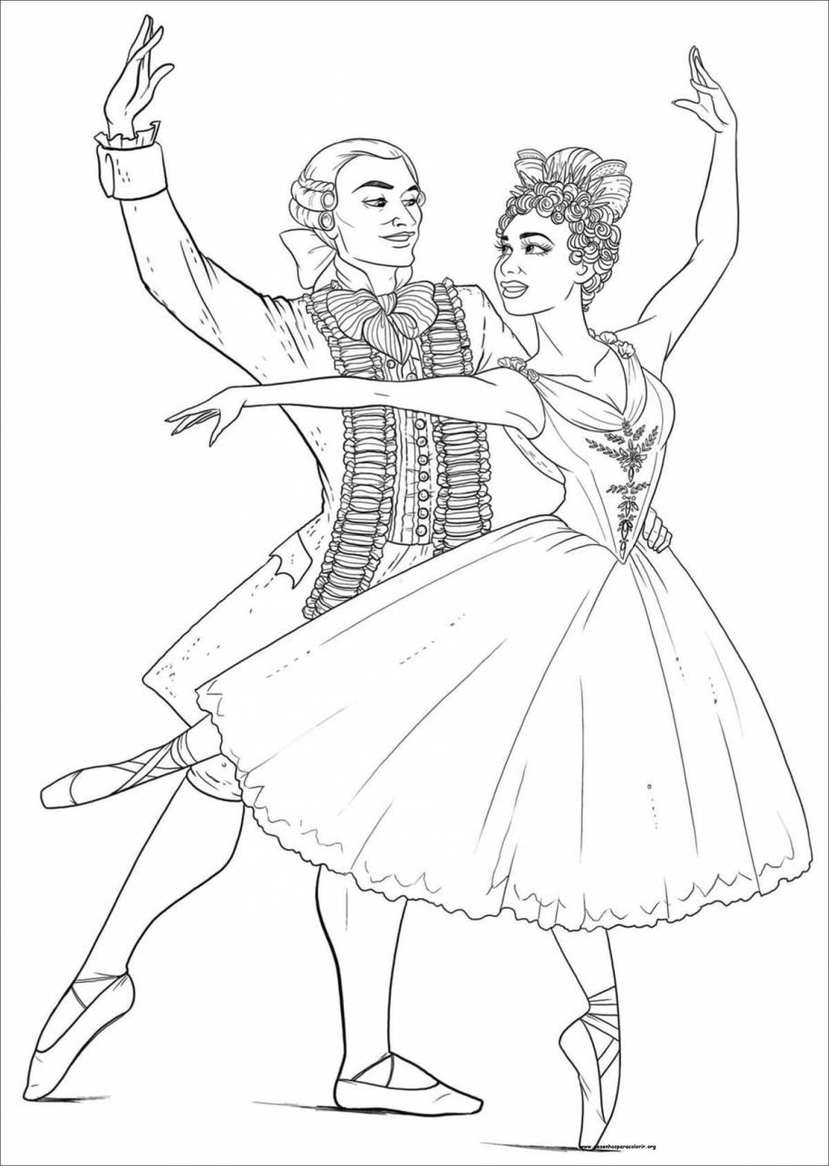Очаровательная страница балета «щелкунчик»