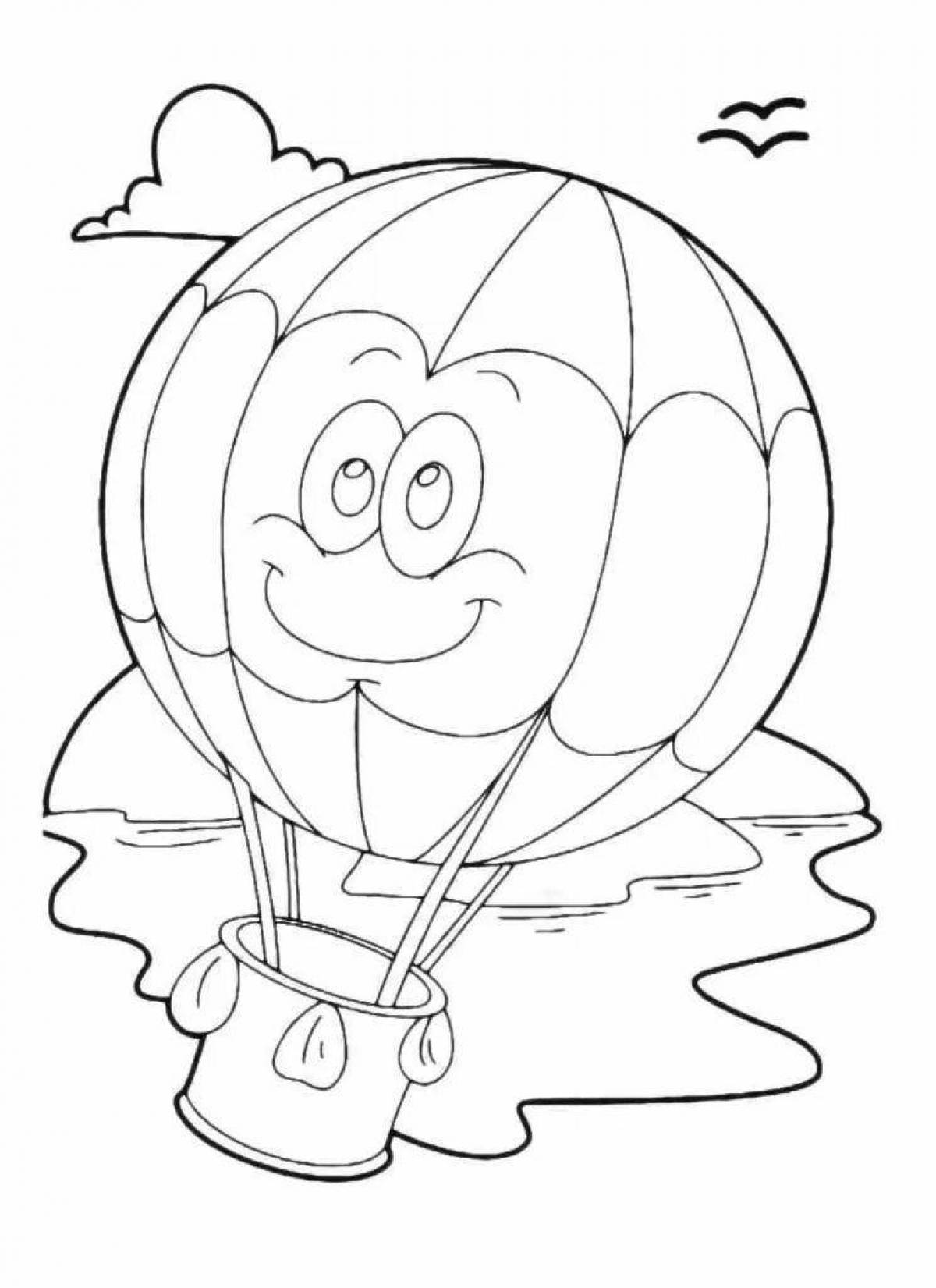 Amazing balloon coloring book for kids