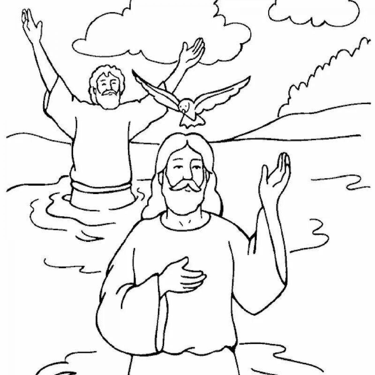 Great baptism coloring book for orthodox children