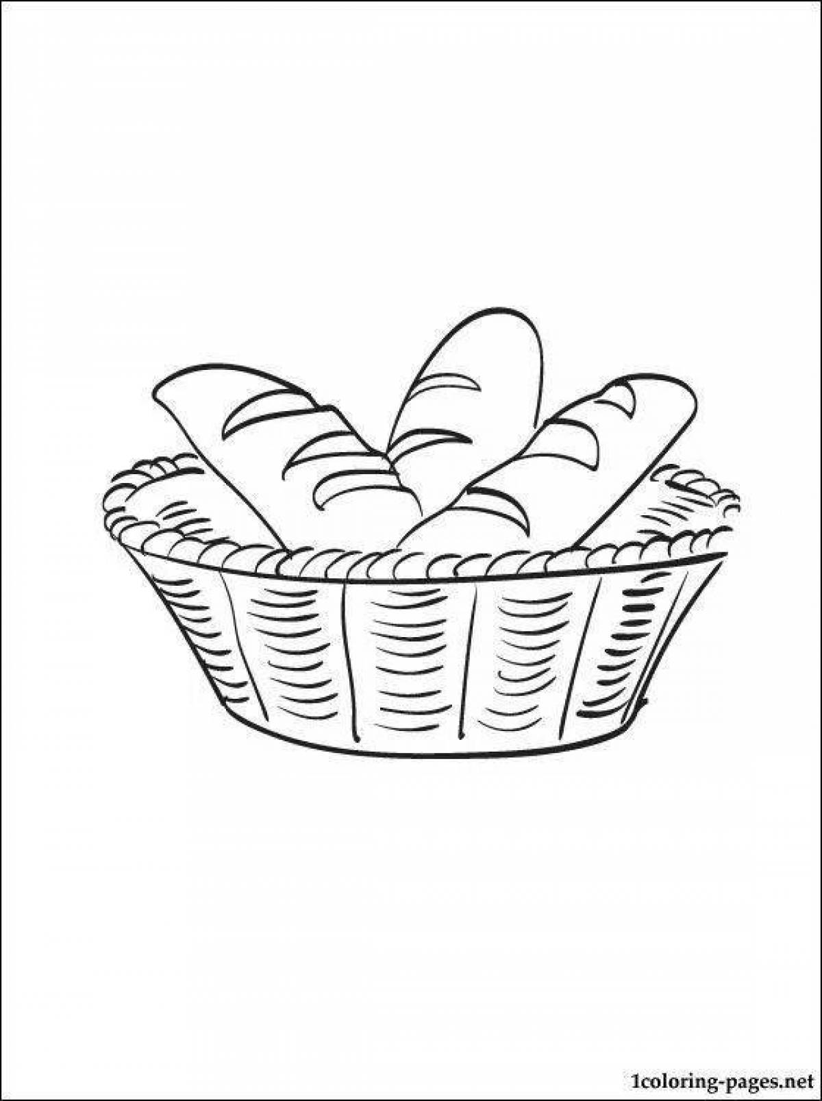 Sweet pastry coloring book for kids