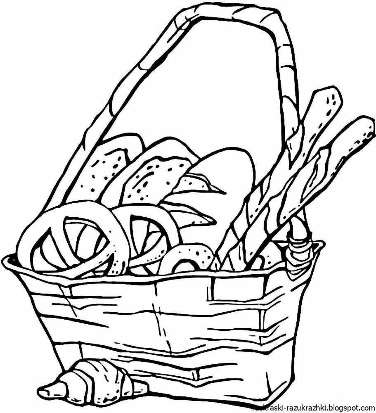 Exciting bakery coloring pages for kids