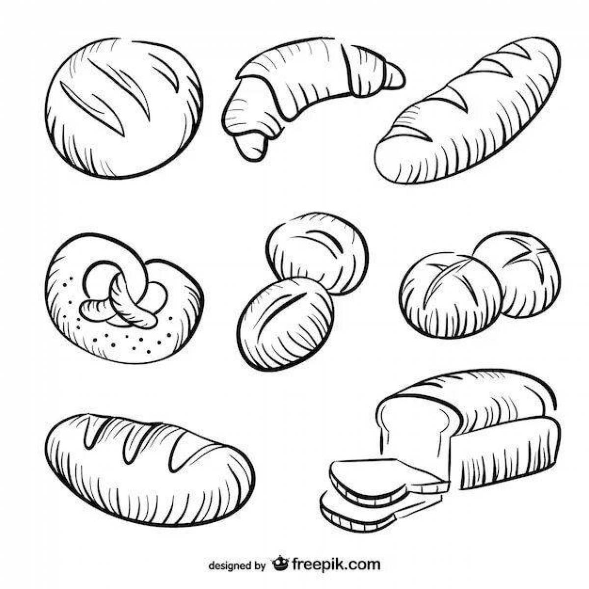 Seductive baked goods coloring pages for kids