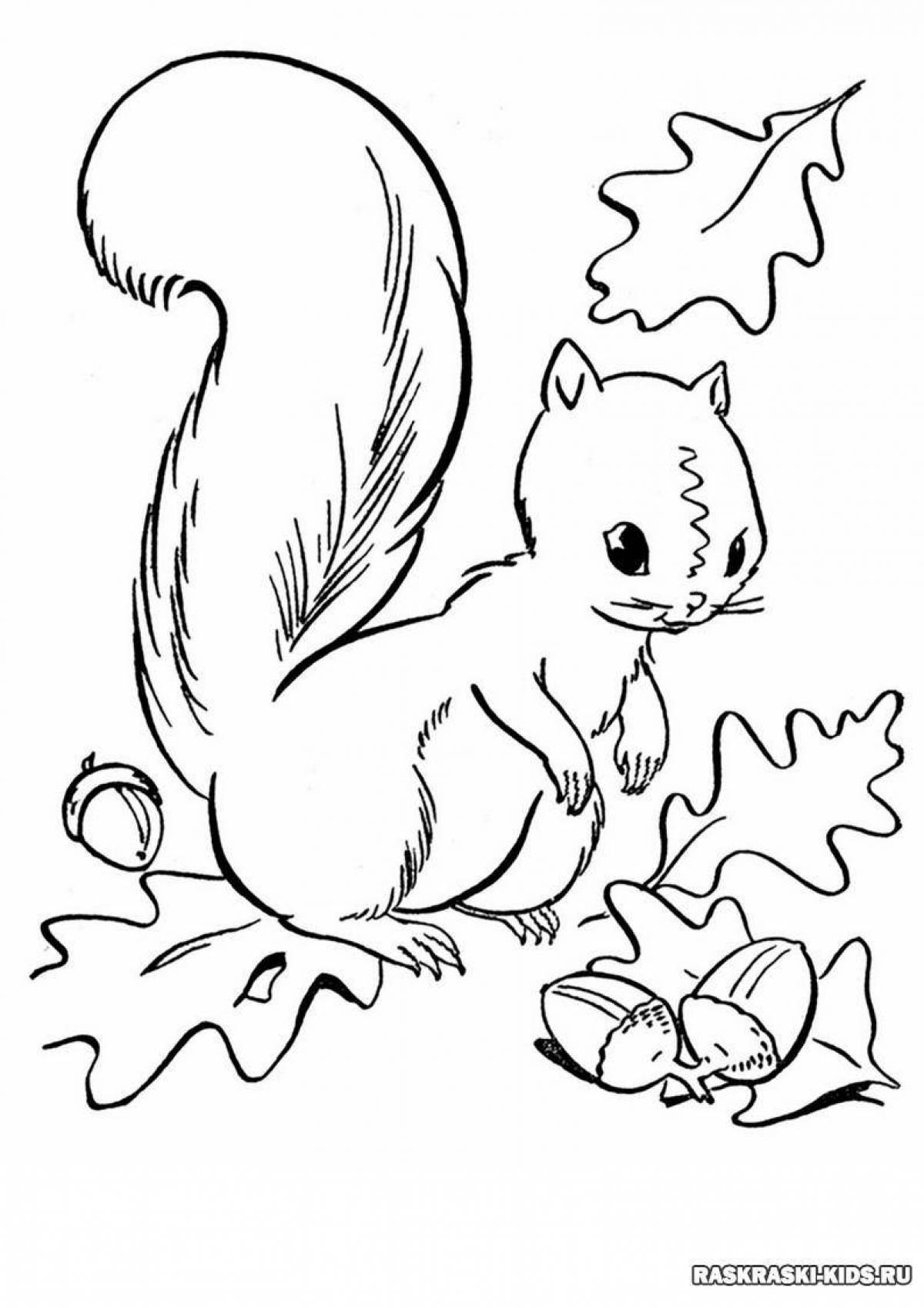 Squirrel for children 3 4 years old #1
