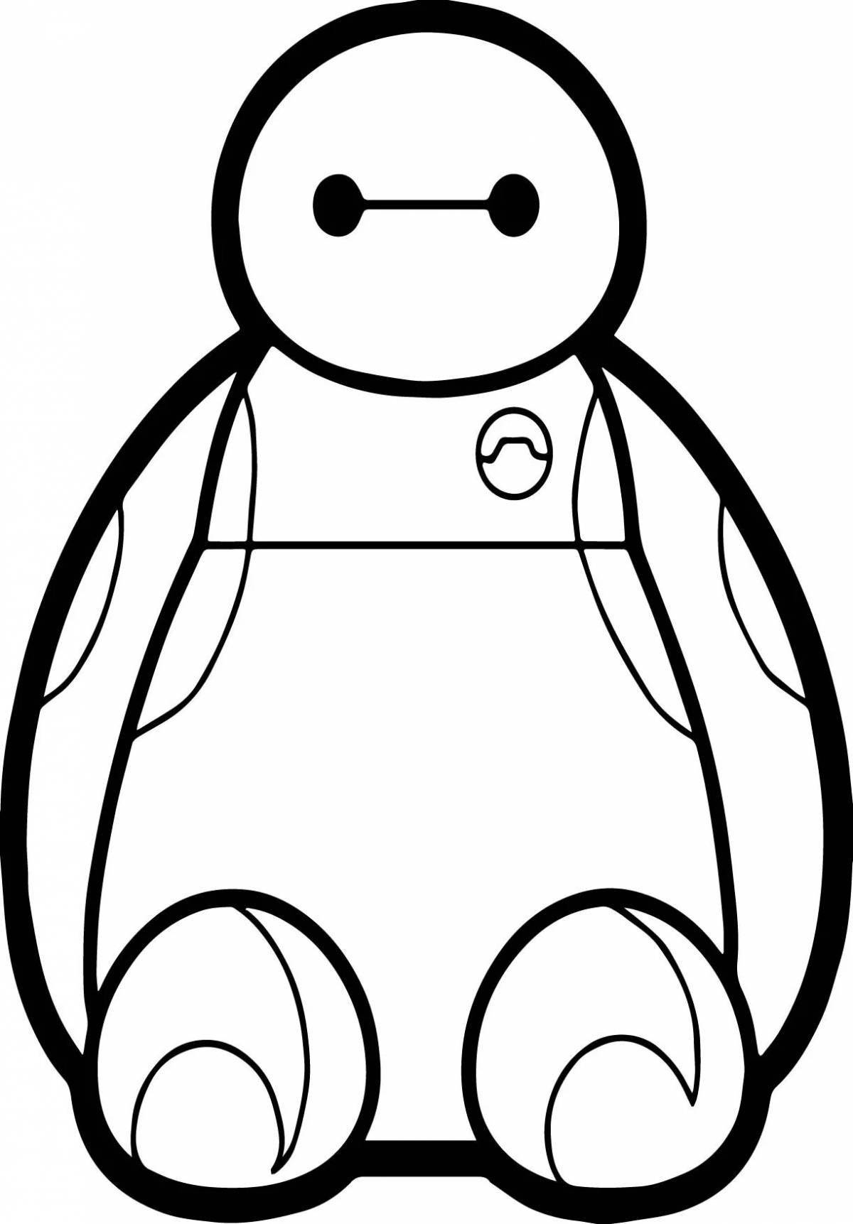 Outstanding coloring baymax