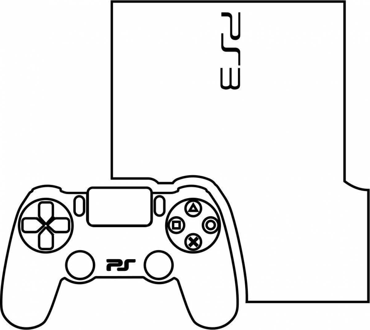 Playful console coloring