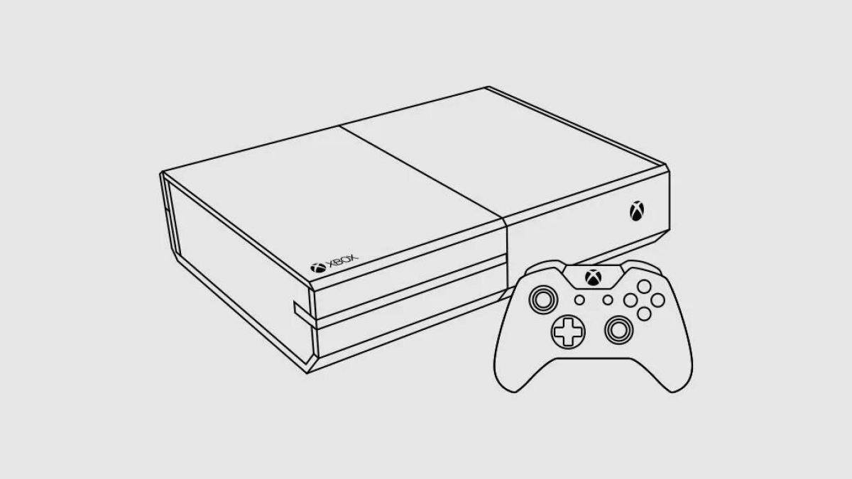 Color-frenzy console coloring page