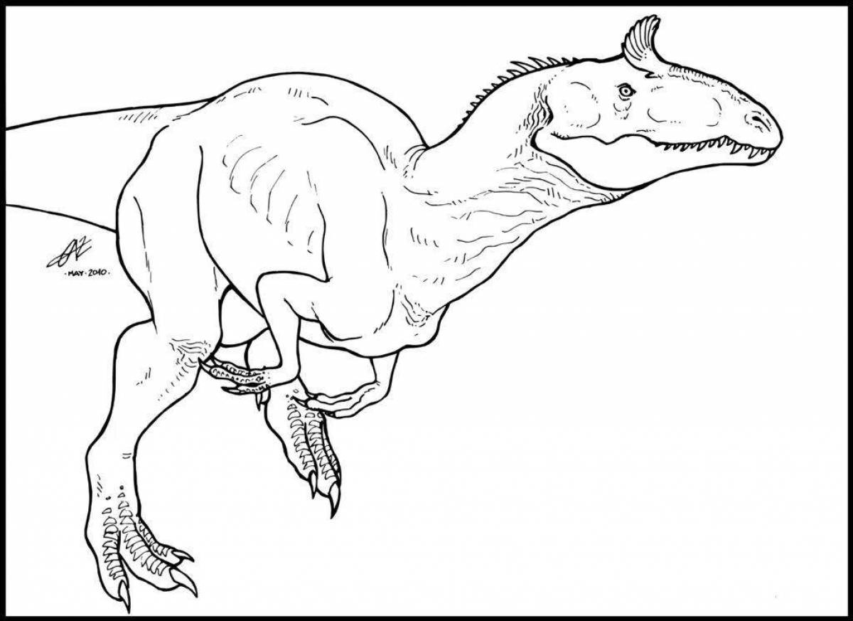 Очаровательный пахицефалозавр раскраска