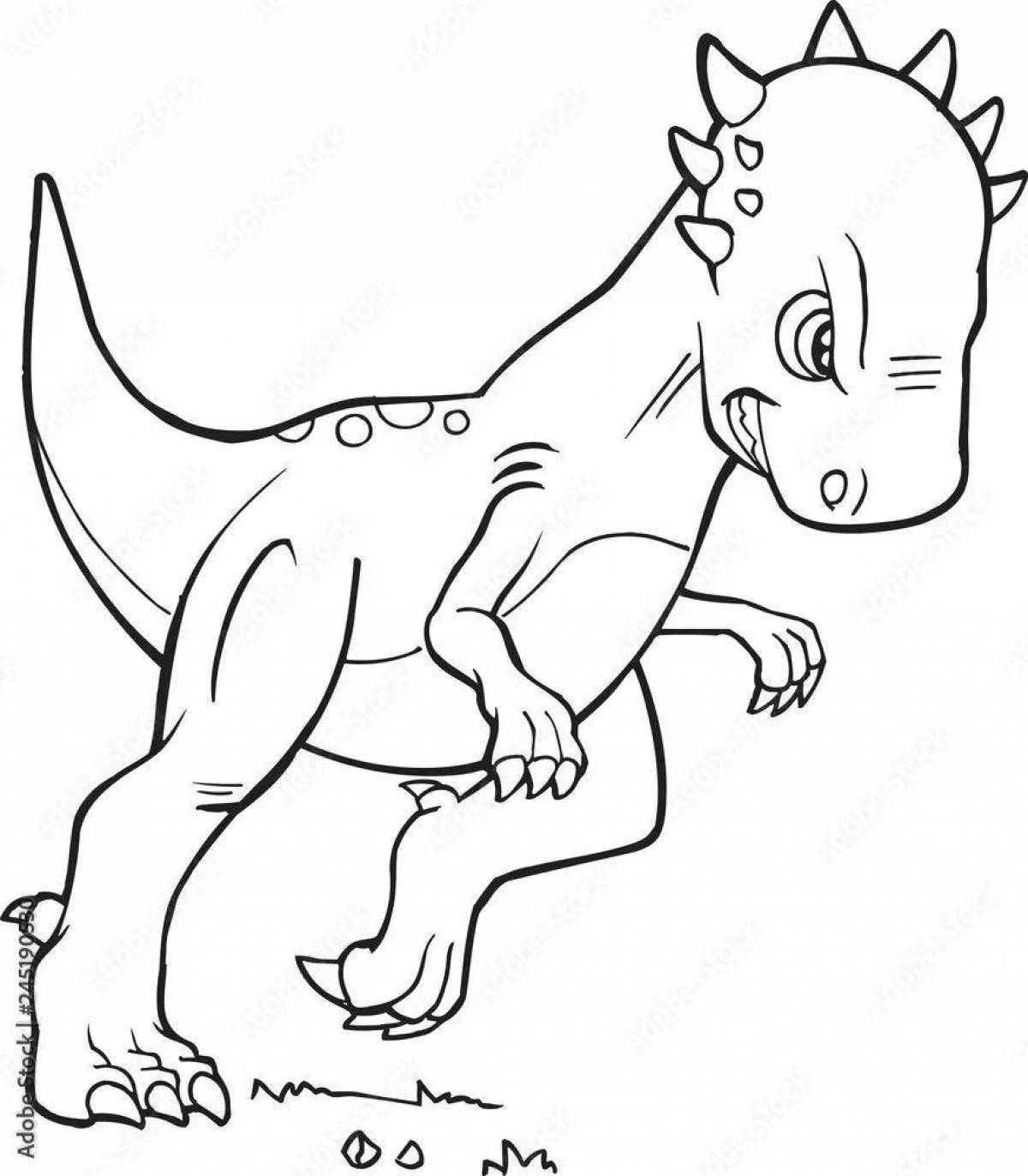 Incredible pachycephalosaurus coloring book