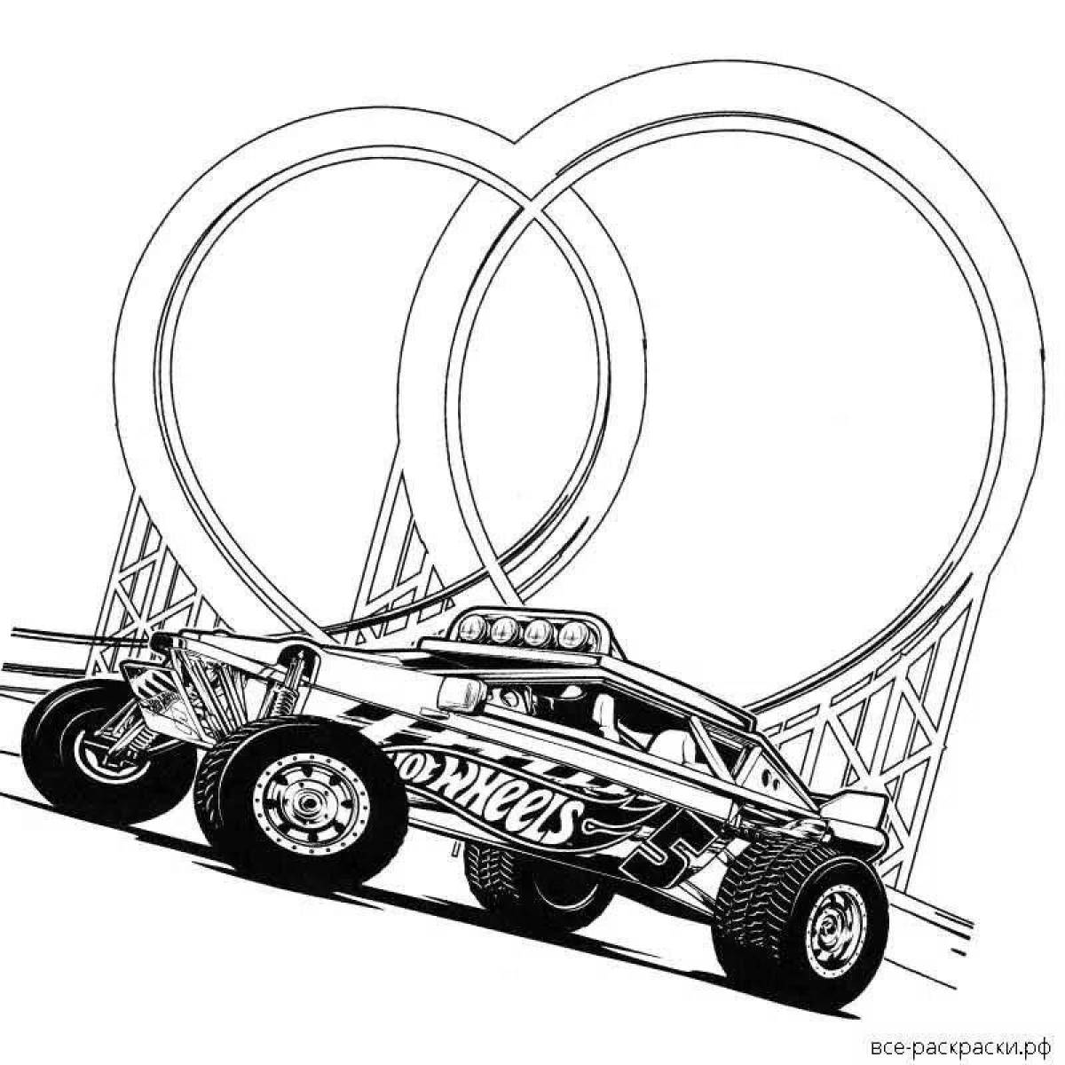 Car Eater Animated Coloring Page