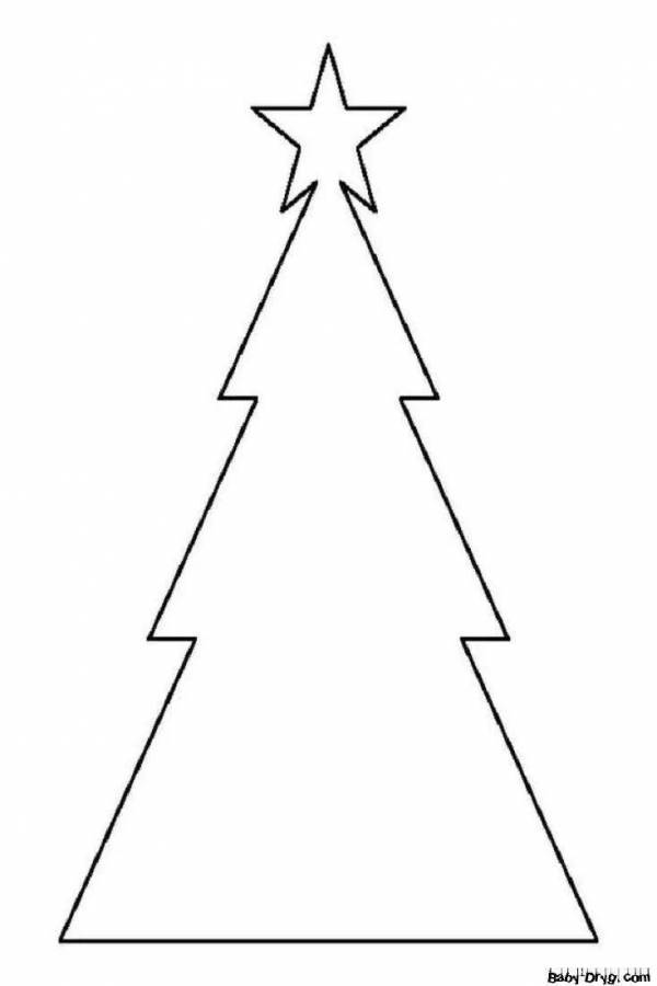 Coloring Pages Christmas tree pattern (45 pcs) - download or print for ...