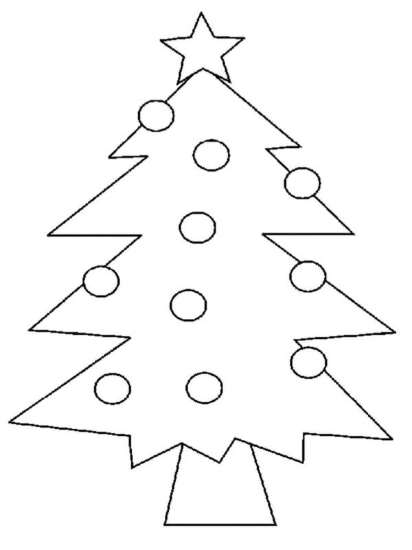Coloring Pages Christmas tree pattern (45 pcs) - download or print for ...