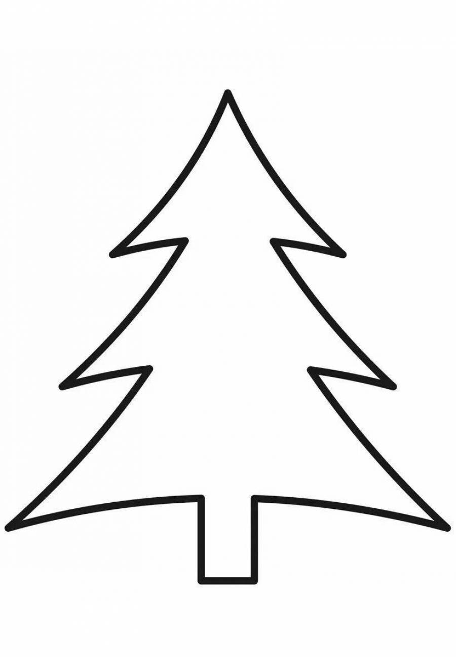 Coloring Pages Christmas Tree Pattern (45 Pcs) - Download Or Print For 