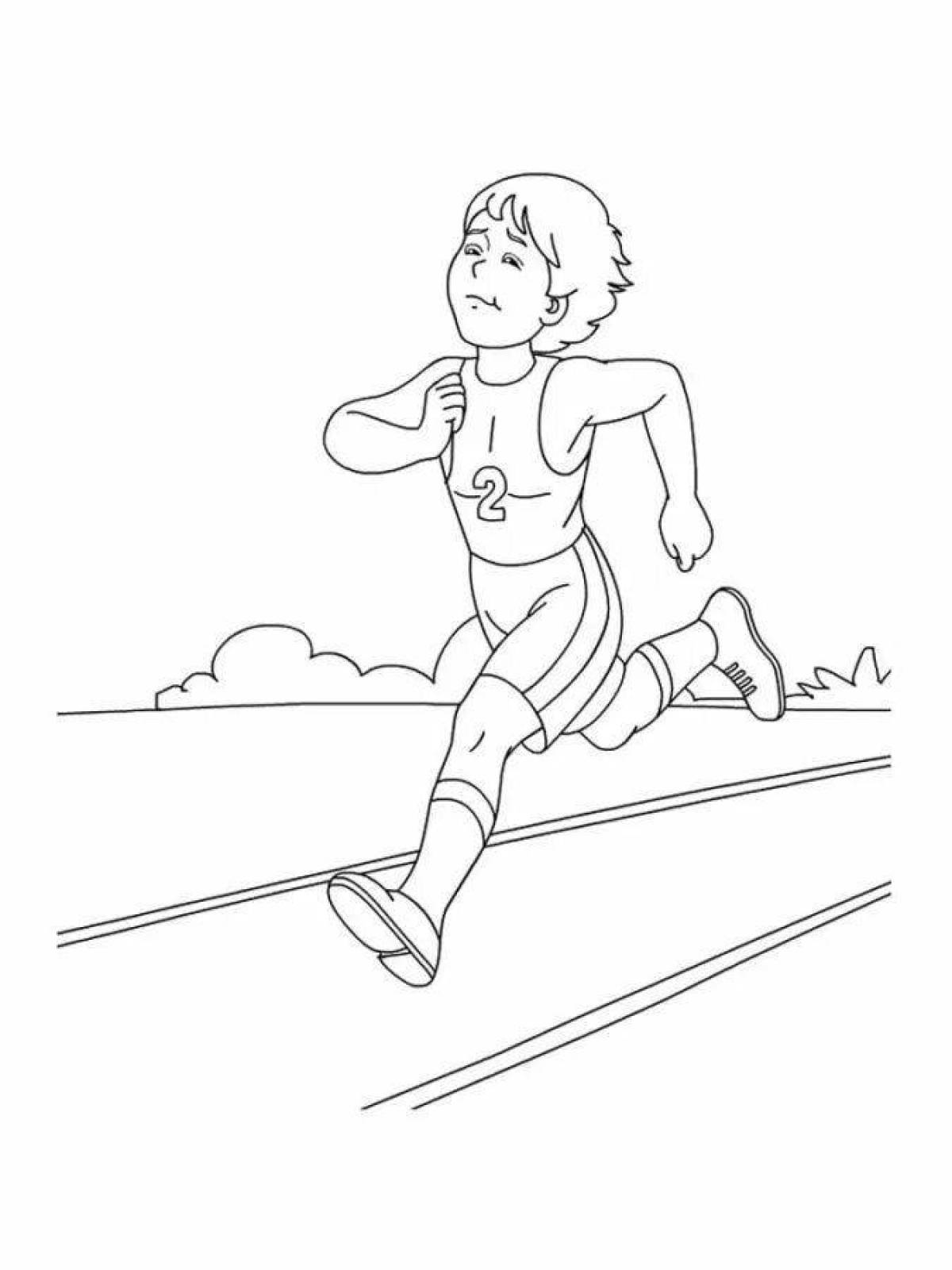 Рисунки детей на тему легкая атлетика