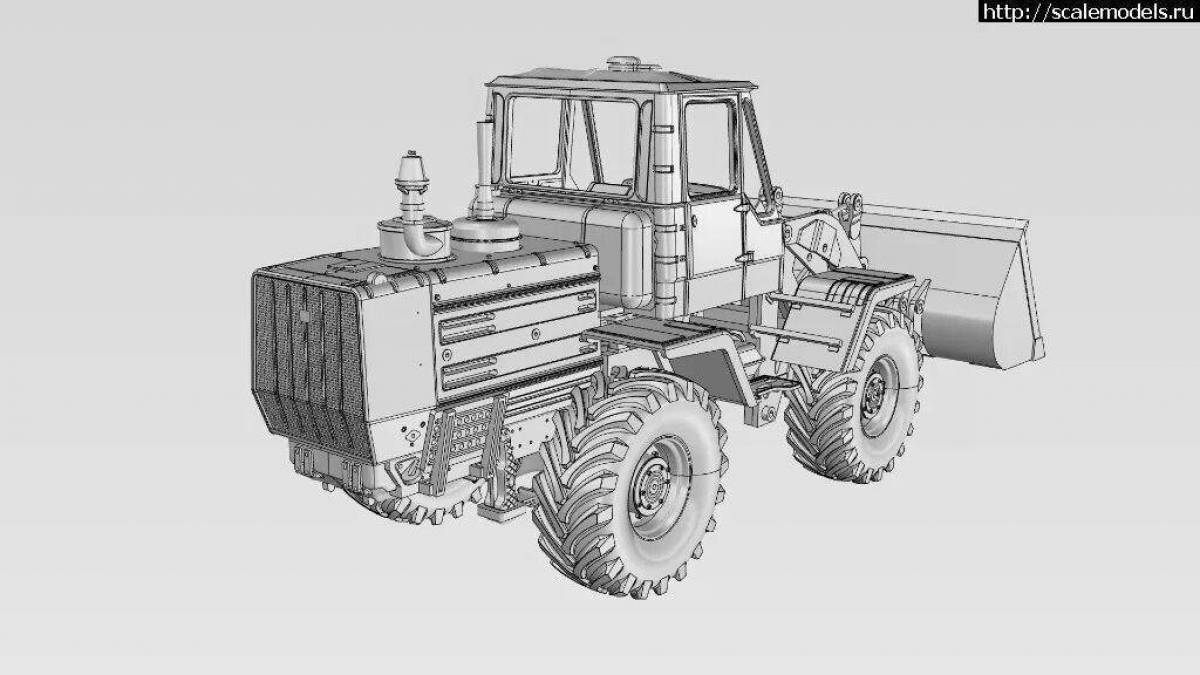 Трактор т 150 рисунок