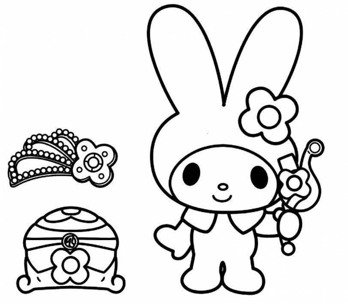 Coloring page wild my melody