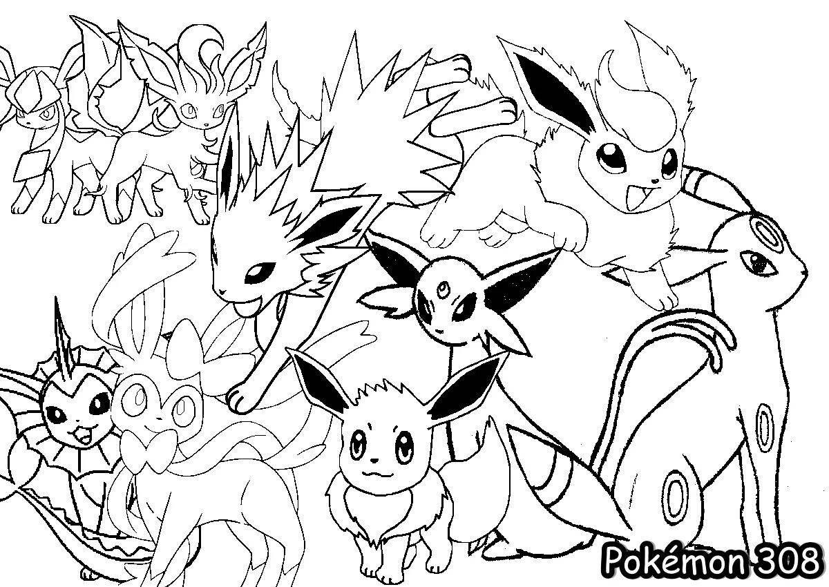 Royal coloring pokemon pictures