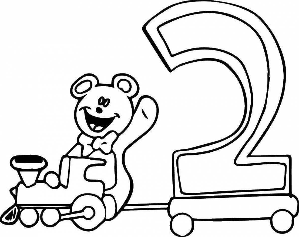 Color-frenzy coloring page number 2 for kids