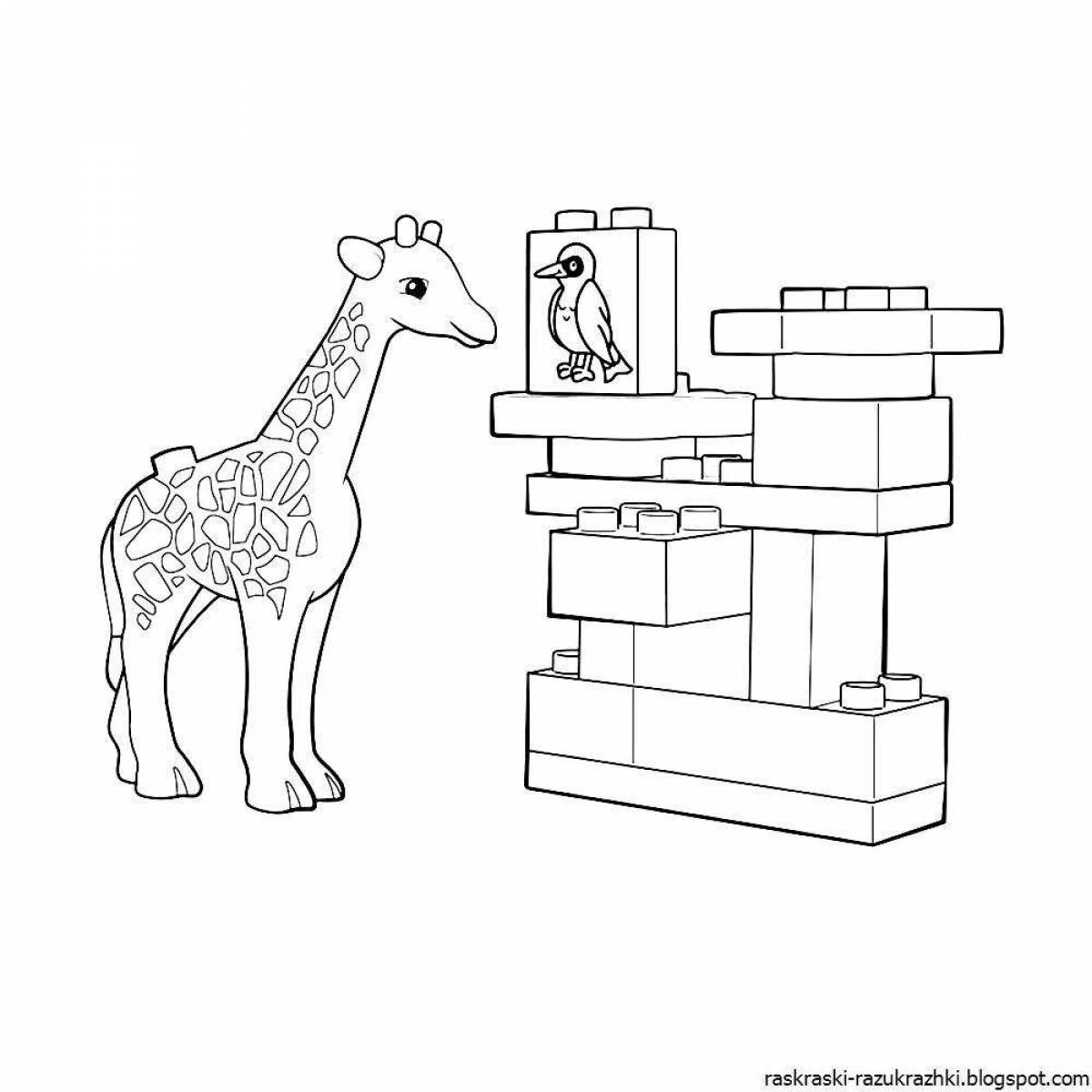 Outstanding lego hollow coloring page