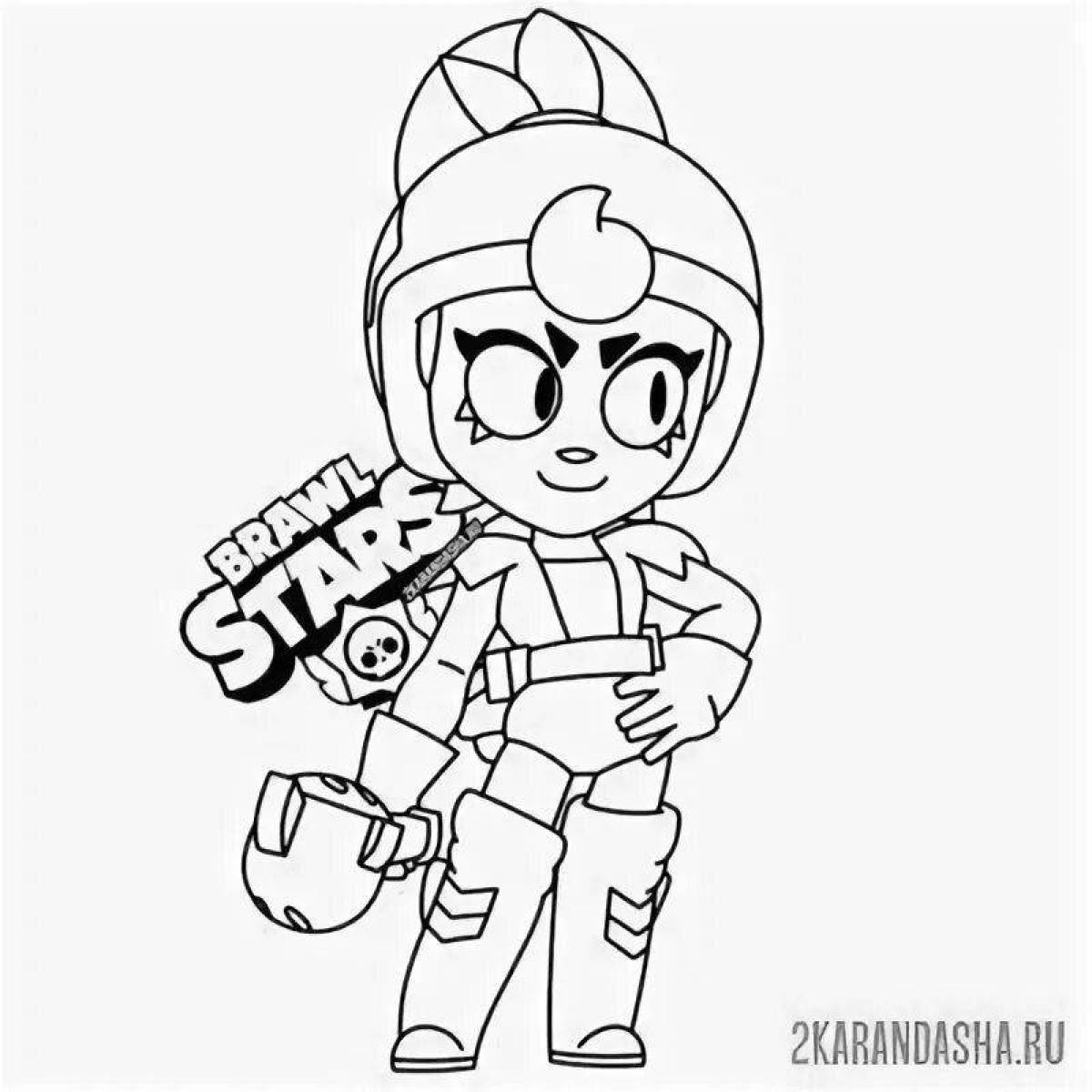 Animated bonnie from bravo stars coloring page