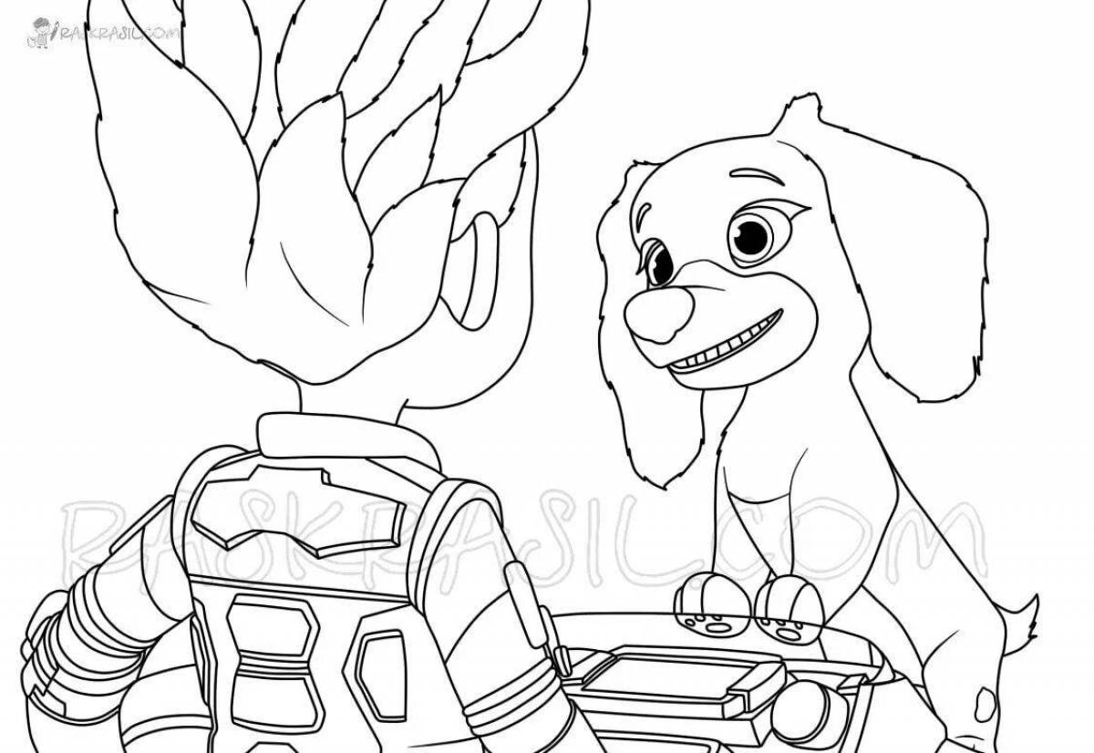 Paw Patrol coloring book from the movie