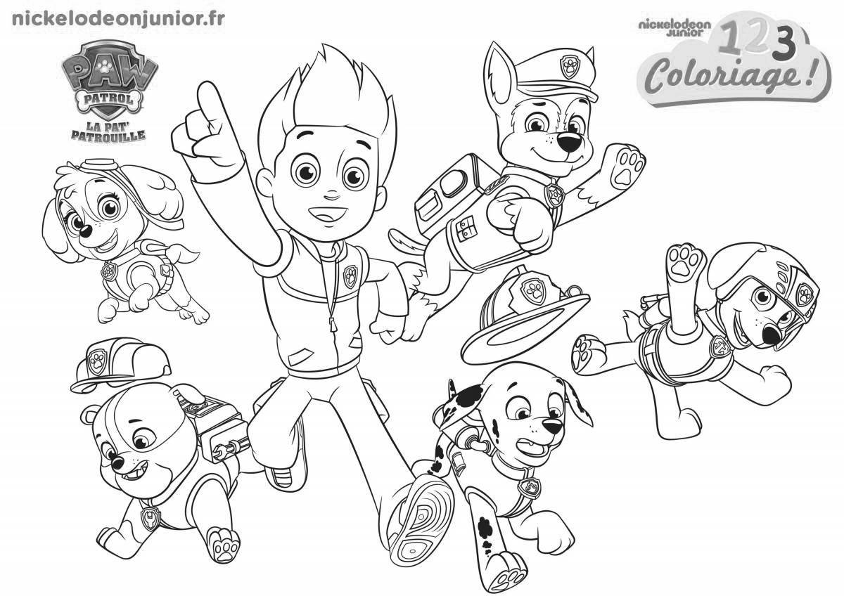 Outstanding coloring paw patrol movie