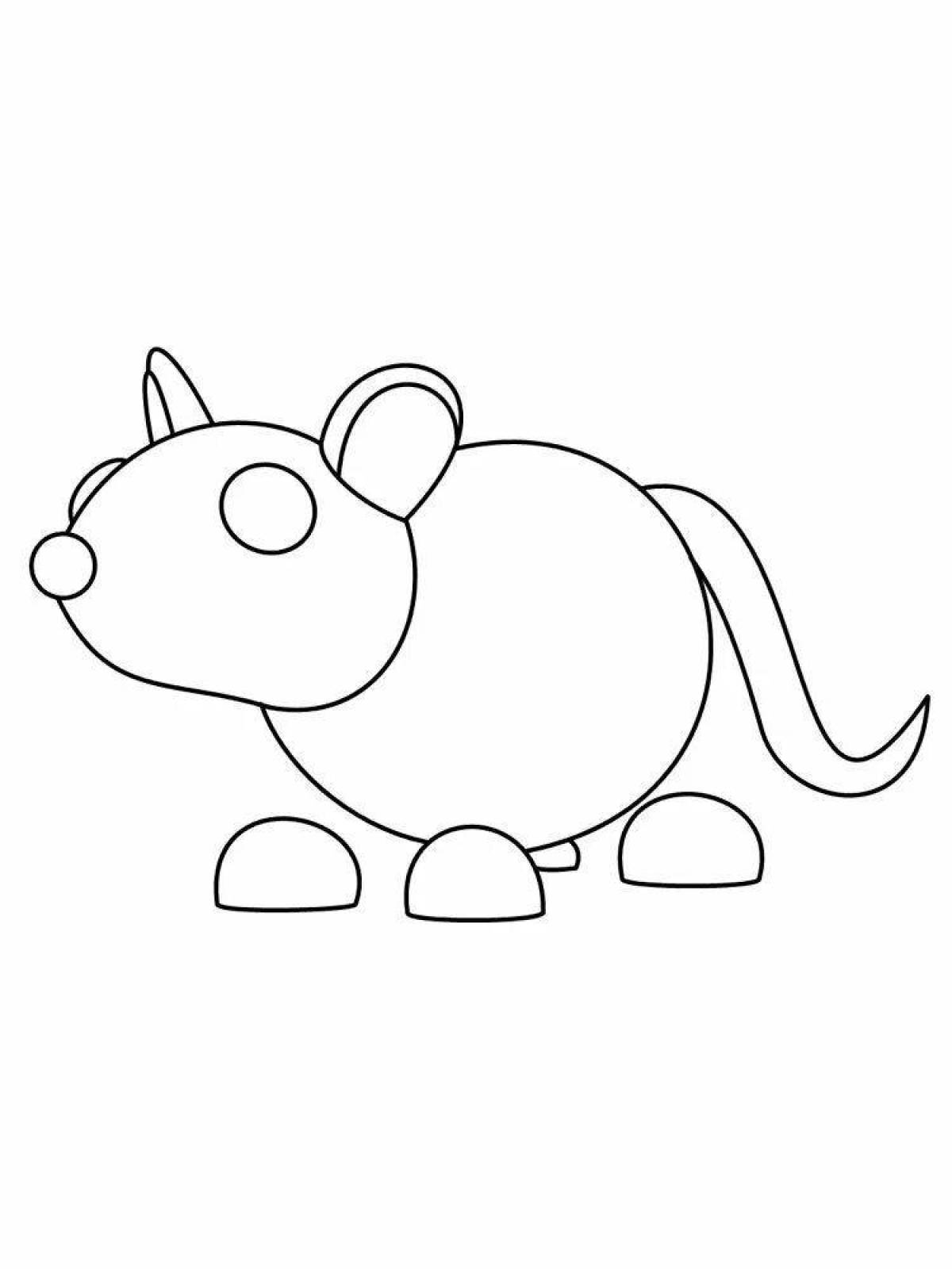 Adorable animal coloring pages from adopt world roblox
