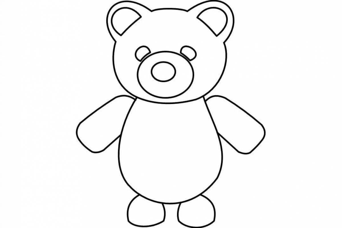 Curious coloring pages of pets from adopt world roblox
