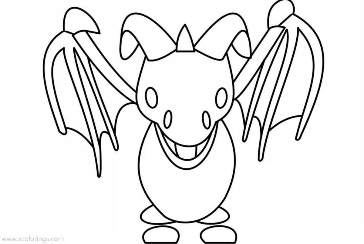 Snuggly coloring page pets from adopt world roblox
