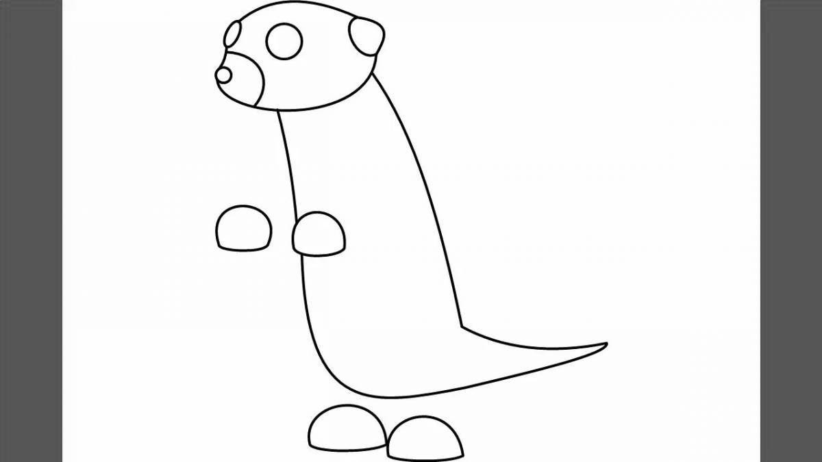 Nice pet coloring pages from adopt world roblox
