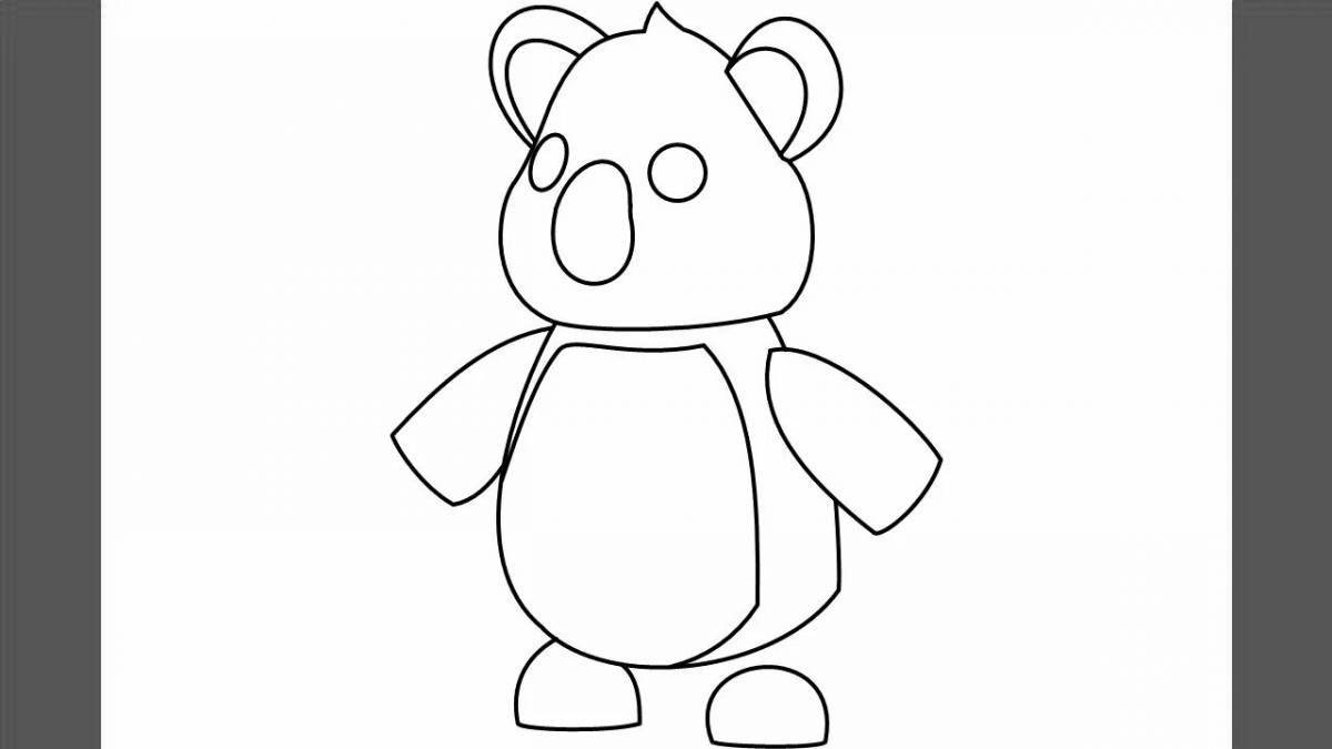 Adopt world roblox pet coloring pages