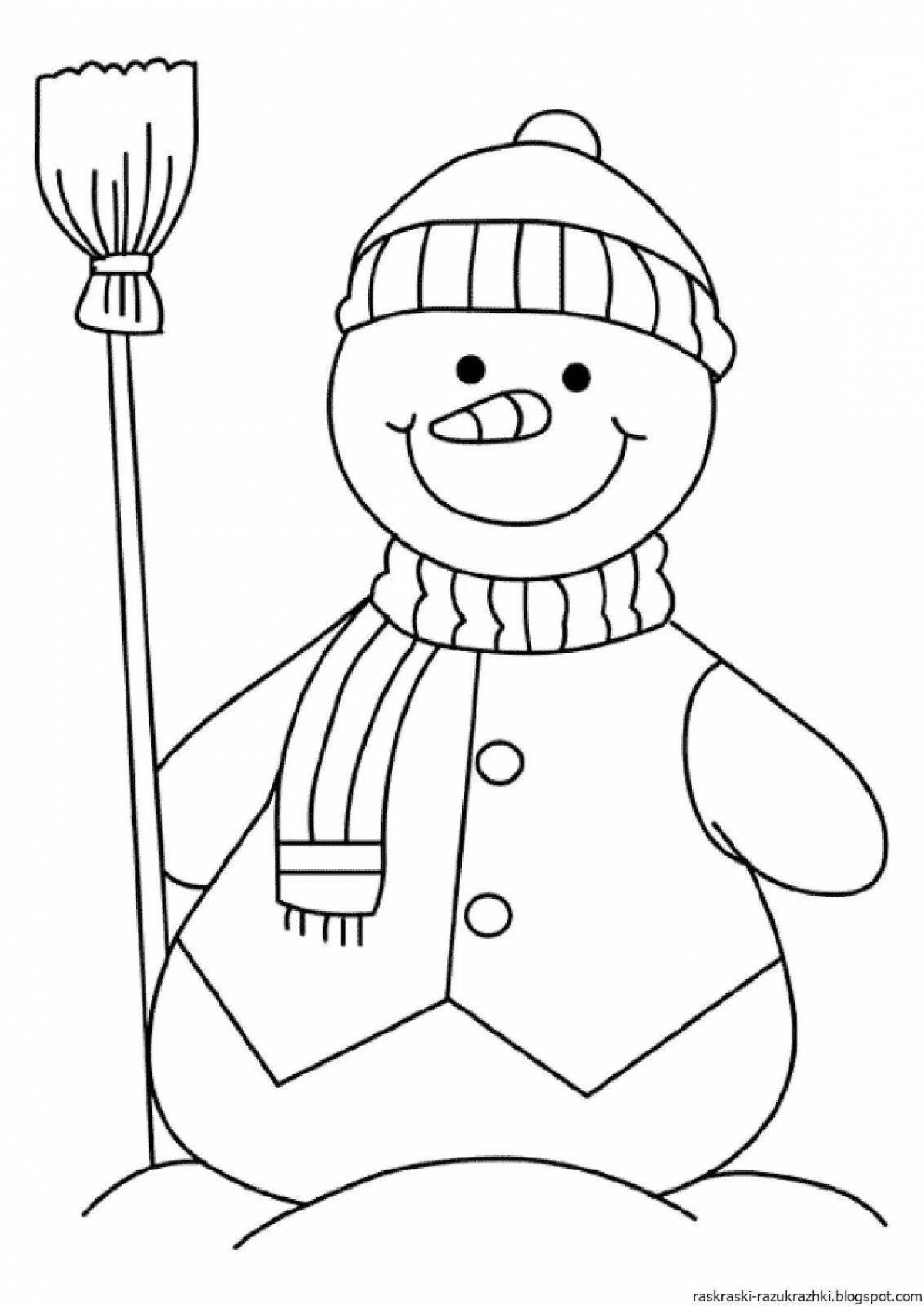 Снеговик для детей 6 7 лет #1