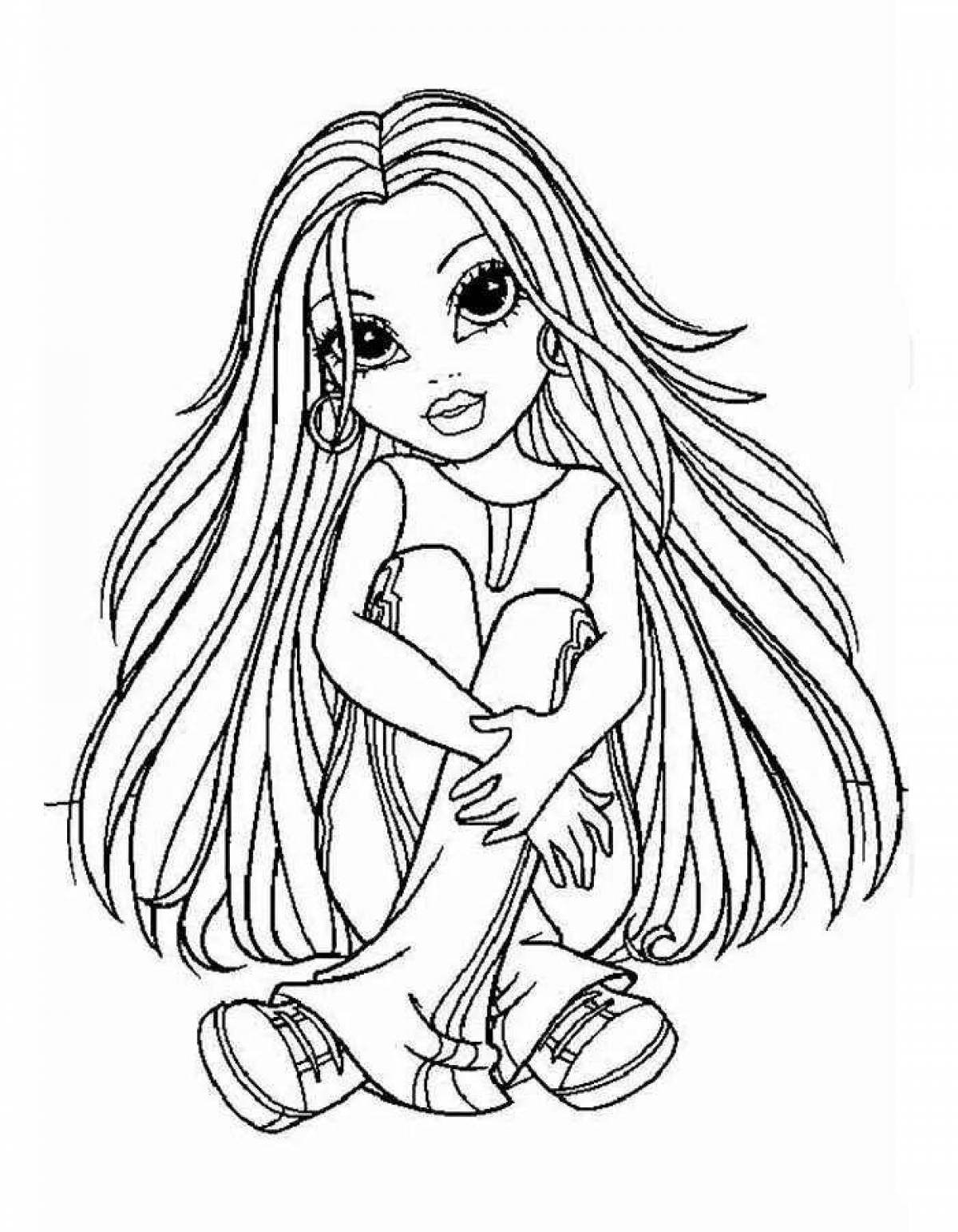 Dazzling coloring pages for girls 12 years old