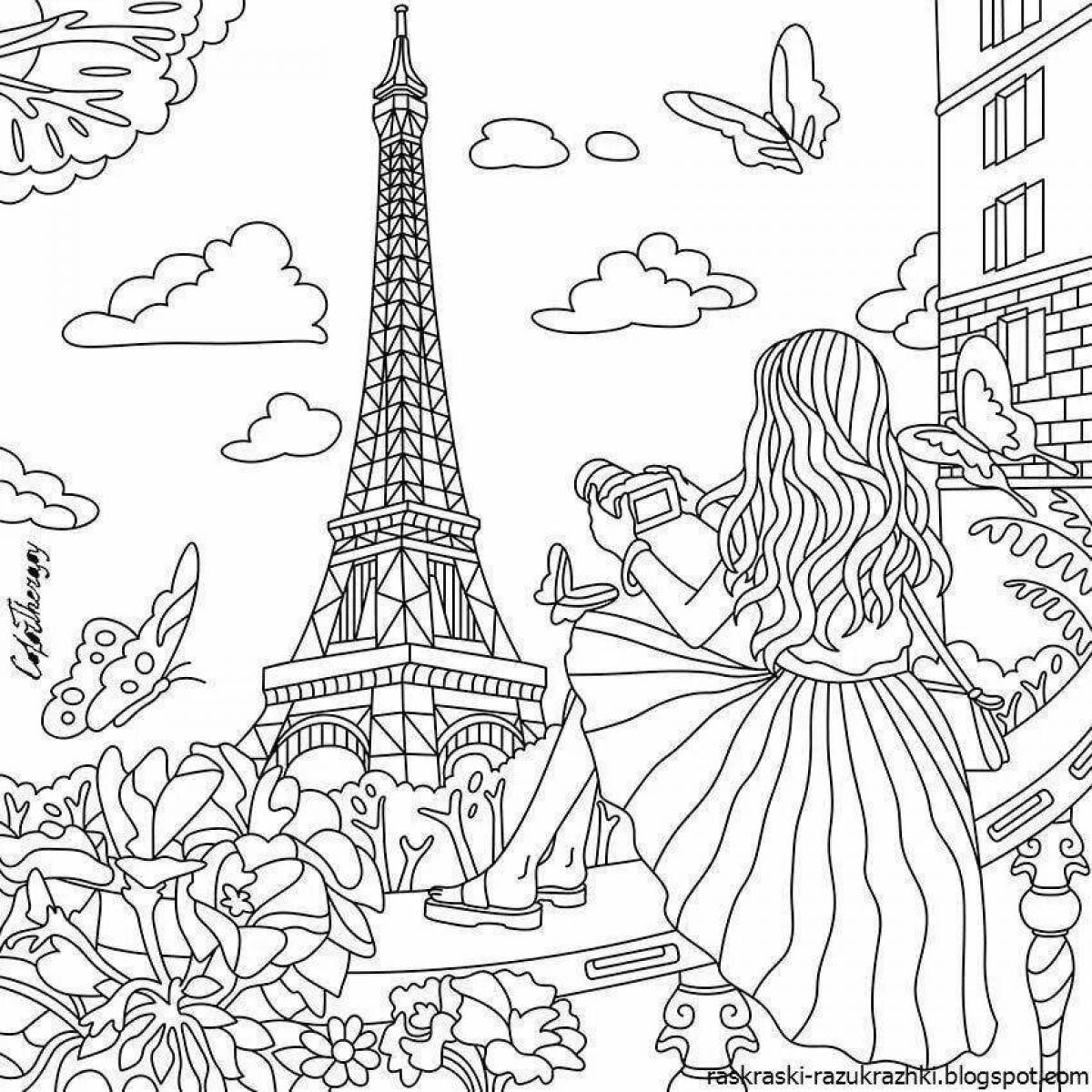 Beautiful countries coloring pages