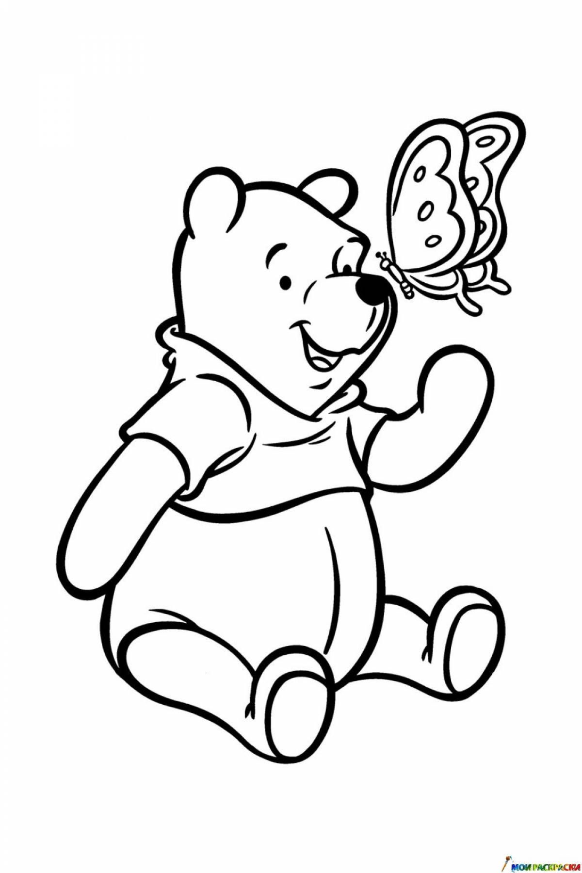Winnie's adorable coloring book