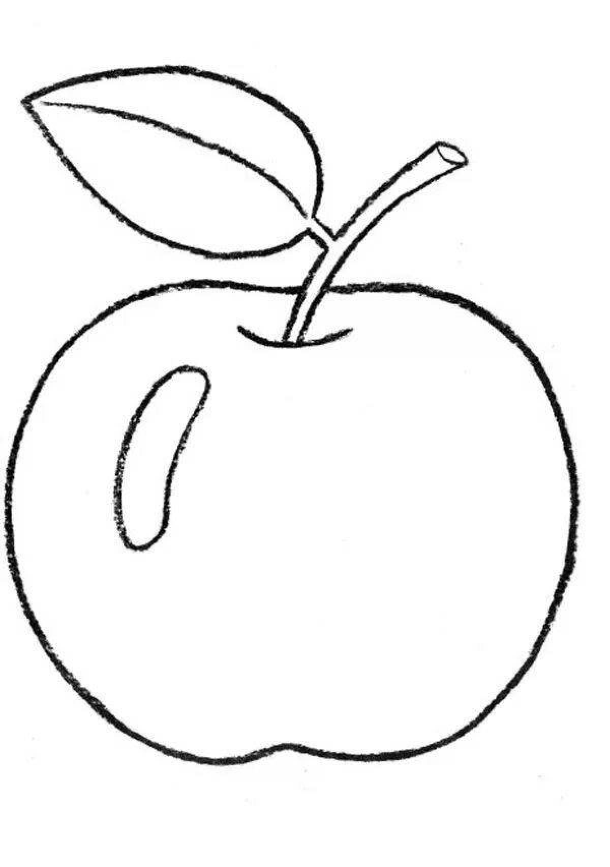 Инновационная раскраска «яблочко»