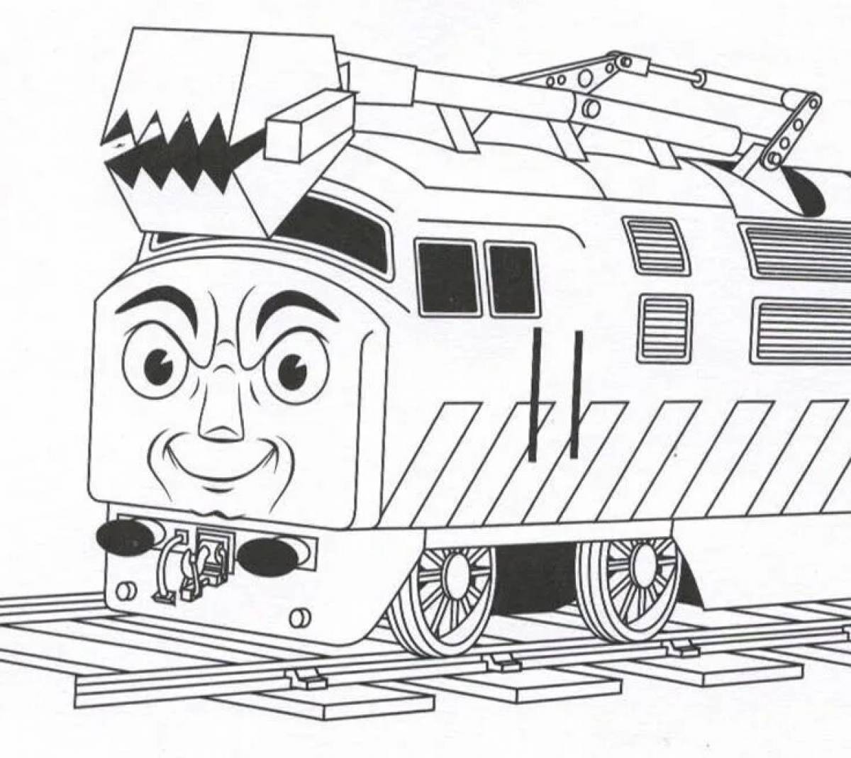 Thomas Spider coloring page
