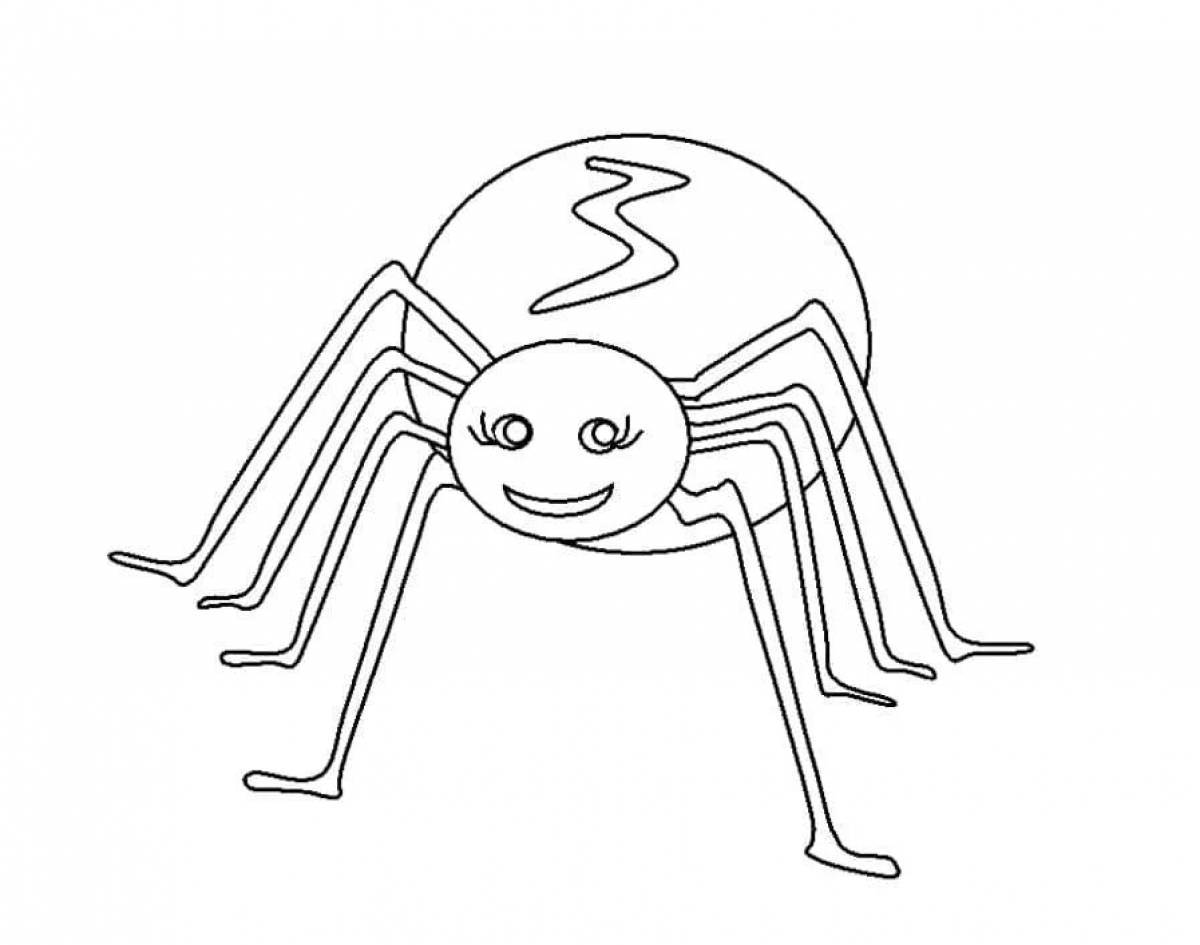 Thomas spider's amazing coloring page