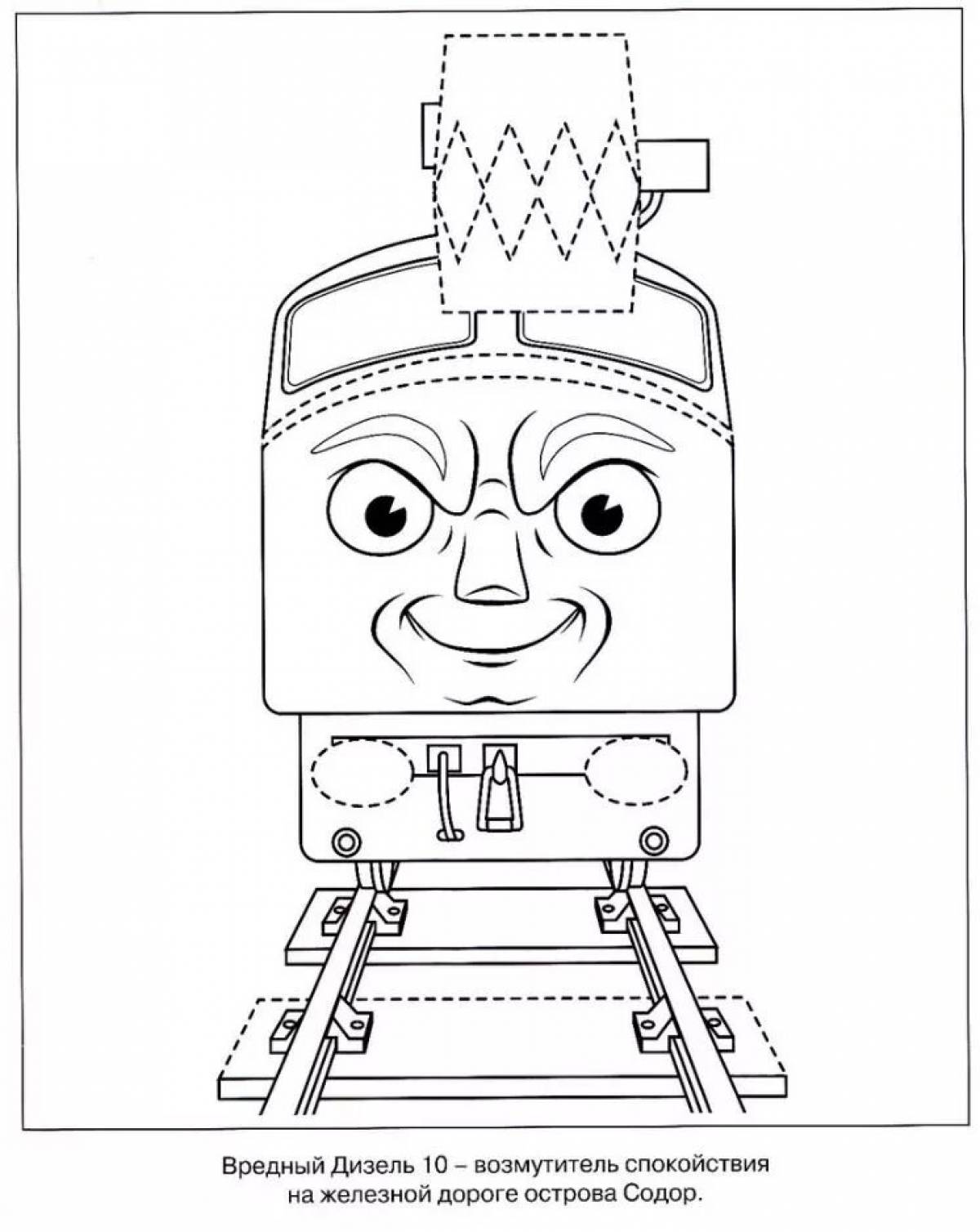 Thomas the spider coloring book