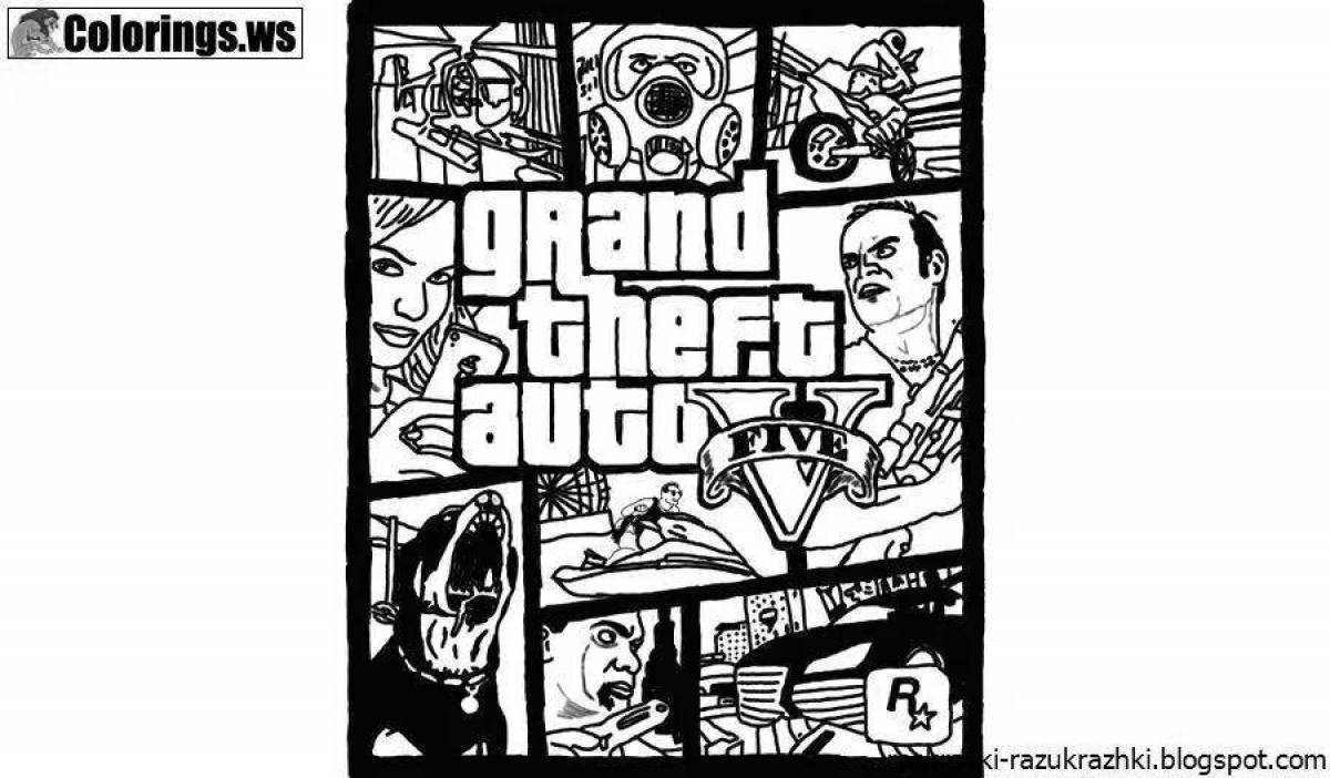 Рисунки grand theft auto