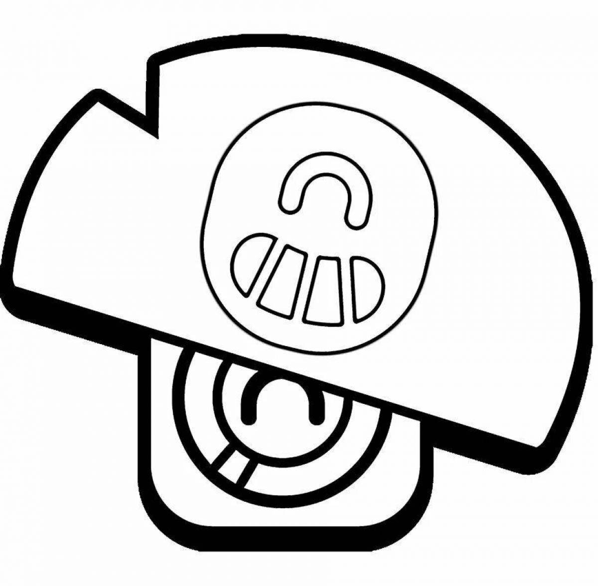 Photo Great coloring otis brawl stars