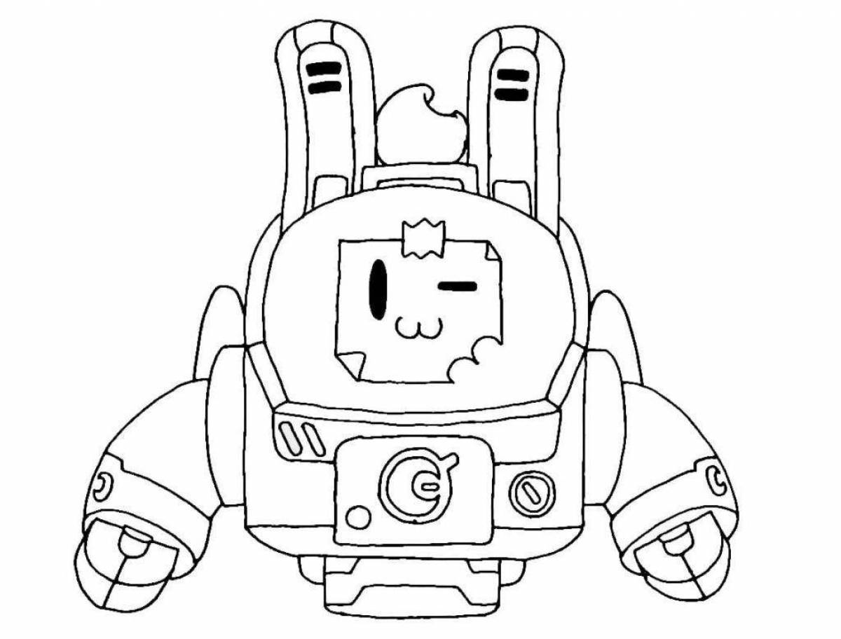 Photo Otis brawl stars awesome coloring book