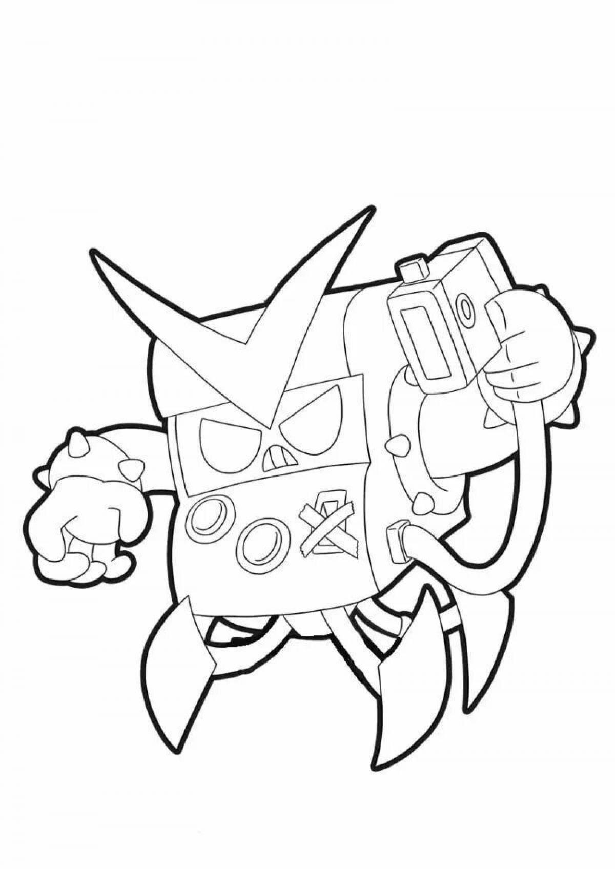 Photo Sweet coloring otis brawl stars