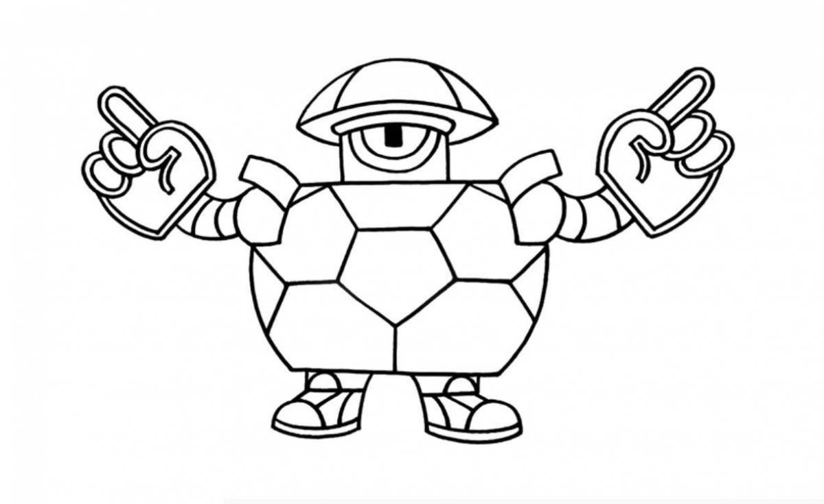 Photo Otis brawl stars cool coloring book